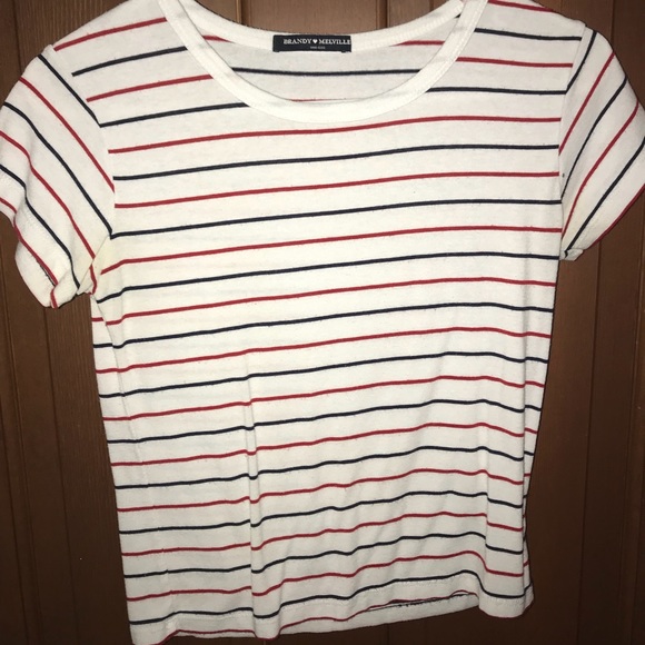 Brandy Melville Tops - Brandy Melville striped T-shirt